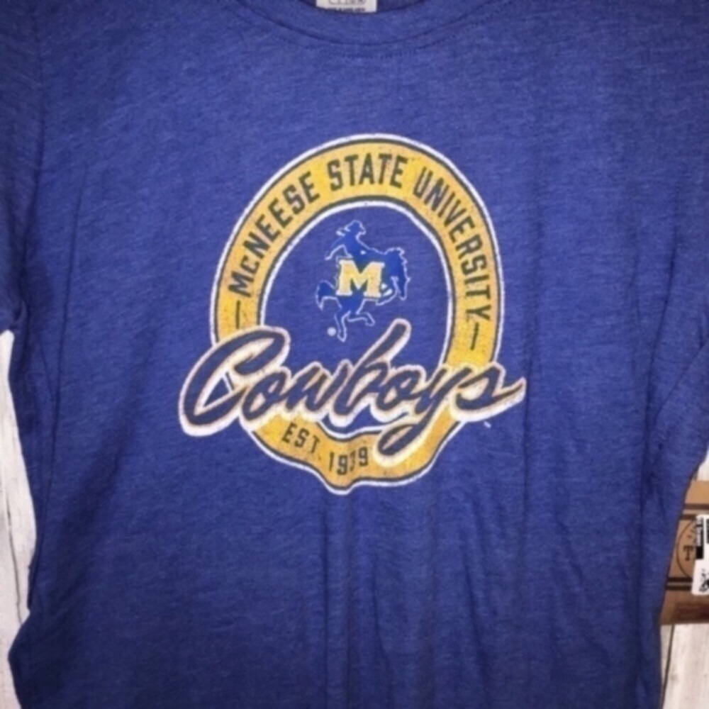 NWT Mcneese Cowboys High Low Tee - Picture 2 of 5
